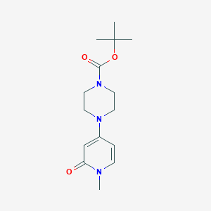 tert-Butyl 4-(1-methyl-2-oxo-1,2-dihydro-4-pyridinyl)-1-piperazinecarboxylate
