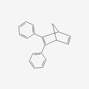 molecular formula C19H16 B14676449 Bicyclo[2.2.1]hepta-2,5-diene, 2,3-diphenyl- CAS No. 30767-82-9