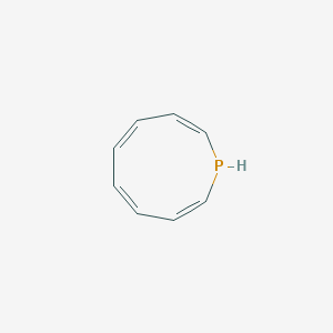 molecular formula C8H9P B14676478 (2Z,4Z,6Z,8Z)-1H-Phosphonine CAS No. 28589-49-3