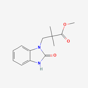 Methyl 2,2-dimethyl-3-(2-oxo-2,3-dihydro-1H-benzimidazol-1-yl)propanoate