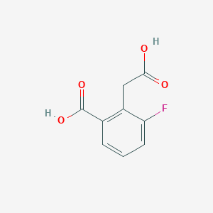 2-(Carboxymethyl)-3-fluorobenzoic acid