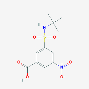 molecular formula C11H14N2O6S B1467660 3-[(tert-Butylamino)sulfonyl]-5-nitrobenzoic acid CAS No. 1353499-96-3