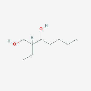 molecular formula C9H20O2 B14676615 1,3-Heptanediol, 2-ethyl- CAS No. 39775-59-2