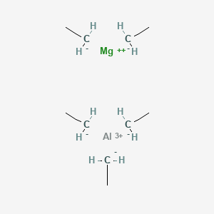molecular formula C10H25AlMg B14676657 Pentaethylmagnesium alumide CAS No. 30472-11-8
