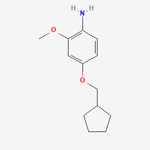 4-(Cyclopentylmethoxy)-2-methoxyaniline
