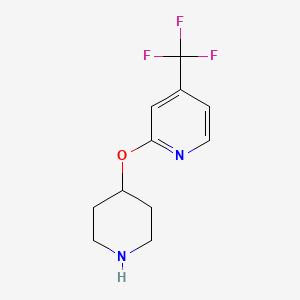 2-(Piperidin-4-yloxy)-4-(trifluoromethyl)pyridine