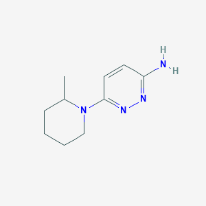 molecular formula C10H16N4 B1467679 6-(2-Methylpiperidin-1-yl)pyridazin-3-amine CAS No. 1314353-54-2