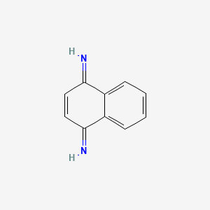 molecular formula C10H8N2 B14676886 Naphthalene-1,4-diimine CAS No. 27757-54-6