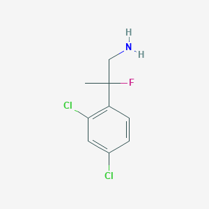 2-(2,4-Dichlorophenyl)-2-fluoropropan-1-amine
