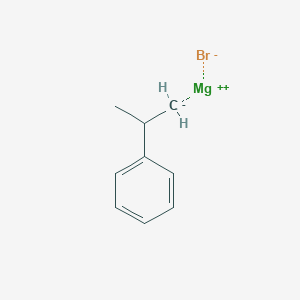 molecular formula C9H11BrMg B14677007 magnesium;propan-2-ylbenzene;bromide 