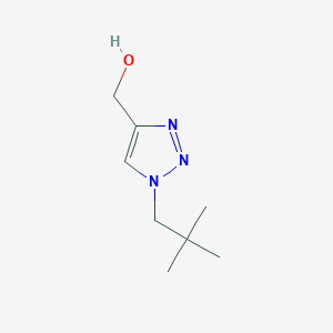 molecular formula C8H15N3O B1467703 (1-neopentyl-1H-1,2,3-triazol-4-yl)methanol CAS No. 2091214-47-8