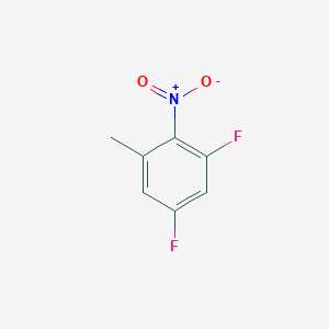molecular formula C7H5F2NO2 B1467705 1,5-Difluoro-3-methyl-2-nitrobenzene CAS No. 1616526-80-7