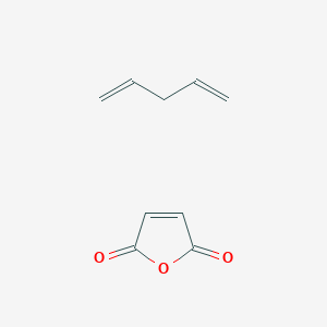 molecular formula C9H10O3 B14677095 Furan-2,5-dione; penta-1,4-diene CAS No. 28931-41-1