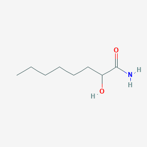molecular formula C8H17NO2 B14677099 2-Hydroxyoctanamide CAS No. 28870-09-9