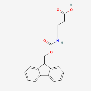 molecular formula C21H23NO4 B1467710 4-([(9H-Fluoren-9-ylmethoxy)carbonyl]amino)-4-methylpentanoic acid CAS No. 1310680-22-8