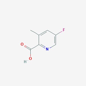molecular formula C7H6FNO2 B1467712 5-Fluoro-3-methylpicolinic acid CAS No. 1256808-59-9
