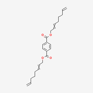 molecular formula C24H30O4 B14677194 Diocta-2,7-dien-1-yl benzene-1,4-dicarboxylate CAS No. 39669-85-7