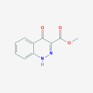 molecular formula C10H8N2O3 B1467721 Methyl 4-hydroxycinnoline-3-carboxylate CAS No. 17762-13-9