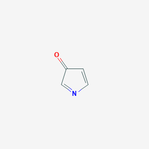 molecular formula C4H3NO B14677218 3H-Pyrrol-3-one CAS No. 38738-68-0