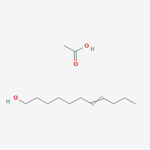 molecular formula C13H26O3 B14677267 Acetic acid;undec-7-en-1-ol CAS No. 35835-83-7