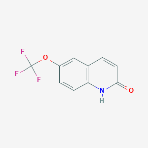 molecular formula C10H6F3NO2 B1467742 6-(Trifluoromethoxy)quinolin-2(1H)-one CAS No. 676131-27-4