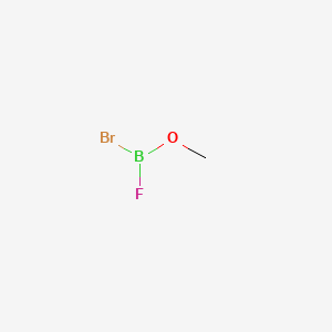 molecular formula CH3BBrFO B14677446 Methoxybromofluoroborane CAS No. 38481-08-2