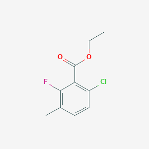 molecular formula C10H10ClFO2 B1467747 Ethyl 6-chloro-2-fluoro-3-methylbenzoate CAS No. 773135-51-6