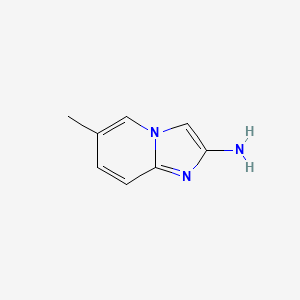molecular formula C8H9N3 B1467755 6-Methylimidazo[1,2-a]pyridin-2-amine CAS No. 39588-33-5