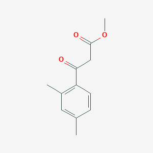 molecular formula C12H14O3 B1467767 Methyl 3-(2,4-dimethylphenyl)-3-oxopropanoate CAS No. 1225915-16-1