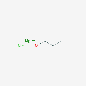 molecular formula C3H7ClMgO B14677711 Magnesium;propan-1-olate;chloride CAS No. 34259-73-9