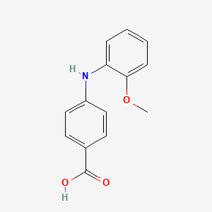 molecular formula C14H13NO3 B1467777 4-((2-Methoxyphenyl)amino)benzoic acid CAS No. 1275482-57-9