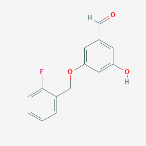 3-(2-Fluorobenzyloxy)-5-hydroxybenzaldehyde