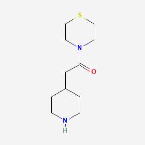 2-(Piperidin-4-yl)-1-(thiomorpholin-4-yl)ethan-1-one