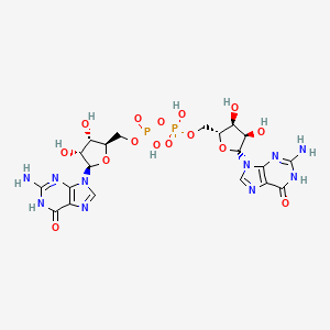 molecular formula C20H26N10O15P2 B14677864 Diguanosine diphosphate CAS No. 34692-44-9