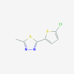 2-(5-Chlorothiophen-2-yl)-5-methyl-1,3,4-thiadiazole