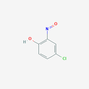 molecular formula C6H4ClNO2 B14677984 4-Chloro-2-nitrosophenol CAS No. 39825-15-5