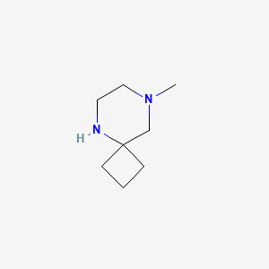 molecular formula C8H16N2 B1467807 8-Methyl-5,8-diazaspiro[3.5]nonane CAS No. 2090279-52-8