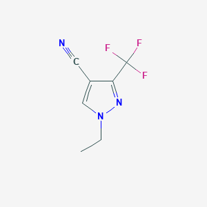 1-Ethyl-3-(trifluoromethyl)-1h-pyrazole-4-carbonitrile