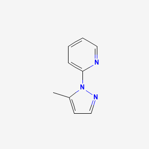 molecular formula C9H9N3 B1467819 2-(5-methyl-1H-pyrazol-1-yl)pyridine CAS No. 1207839-94-8