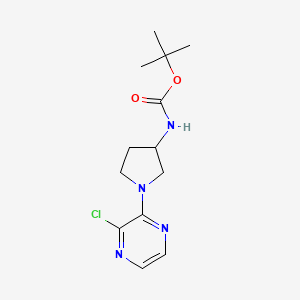 Tert-butyl (1-(3-chloropyrazin-2-yl)pyrrolidin-3-yl)carbamate