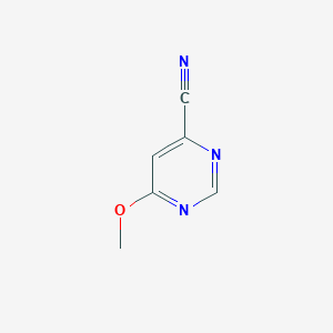 molecular formula C6H5N3O B1467827 6-Methoxypyrimidine-4-carbonitrile CAS No. 1450930-95-6