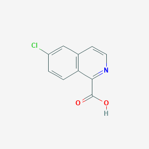 molecular formula C10H6ClNO2 B1467828 6-Chloroisoquinoline-1-carboxylic acid CAS No. 1179149-30-4