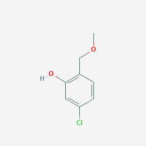 molecular formula C8H9ClO2 B1467829 5-Chloro-2-(methoxymethyl)phenol CAS No. 1823084-34-9
