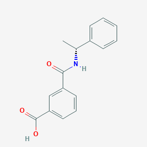 molecular formula C16H15NO3 B1467840 R-N-(1-Phenylethyl)-isophthalamic acid CAS No. 911788-42-6