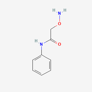 molecular formula C8H10N2O2 B14678473 2-(Aminooxy)-n-phenylacetamide CAS No. 33116-18-6