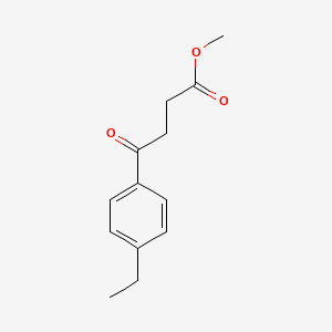 molecular formula C13H16O3 B1467857 Methyl 4-(4-ethylphenyl)-4-oxobutanoate CAS No. 56705-44-3