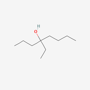 molecular formula C10H22O B14678674 4-Ethyloctan-4-OL CAS No. 38395-42-5