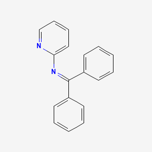 molecular formula C18H14N2 B14678783 1,1-Diphenyl-N-(pyridin-2-yl)methanimine CAS No. 36728-56-0