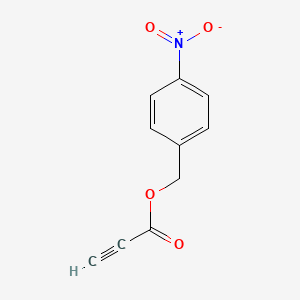 molecular formula C10H7NO4 B14678793 (4-Nitrophenyl)methyl prop-2-ynoate CAS No. 34846-03-2