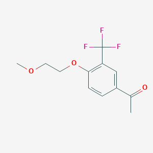 1-[4-(2-Methoxyethoxy)-3-trifluoromethylphenyl]-ethanone